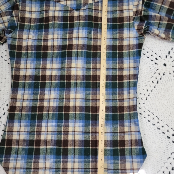 NWOT RARE Vintage Men's Size S Pendleton Wool Flanmel Shirt Made In USA - Picture 7 of 7